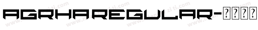 agrha Regular字体转换